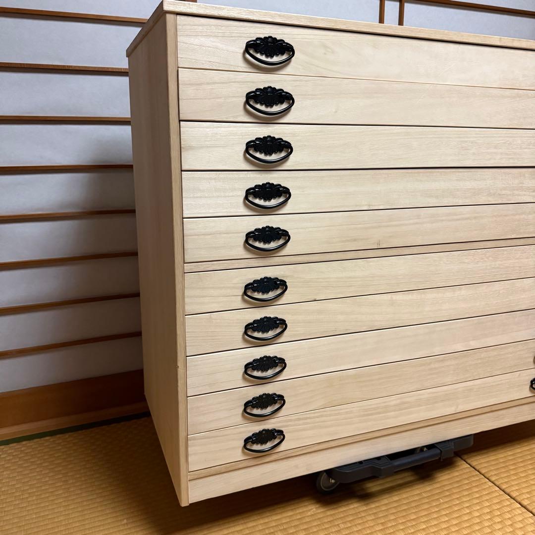 マーゼルン　桐箪笥　10段　肥前桐民芸　　送料無料