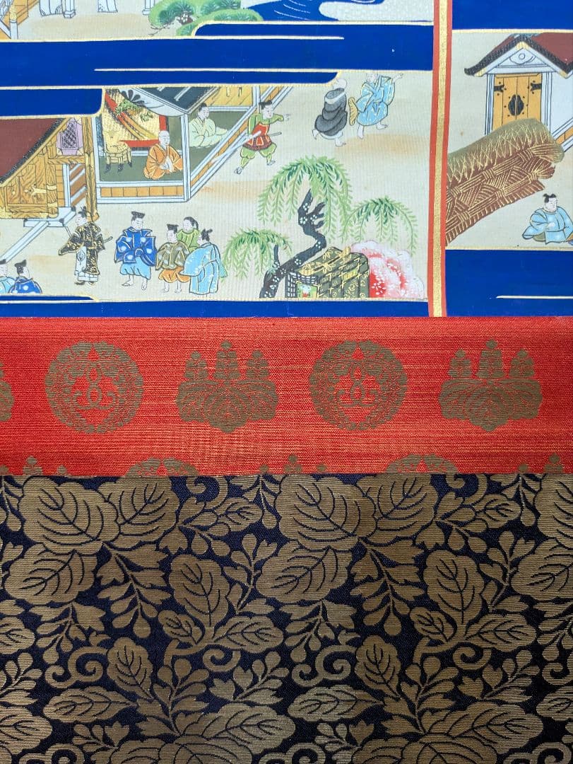 親鸞聖人御絵伝 表具 西本願寺紋