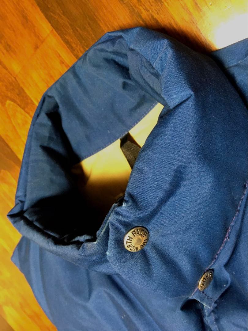 80S　NORTH FACE　茶タグ　ダウンベスト　USA製　ヴィンテージ　美品