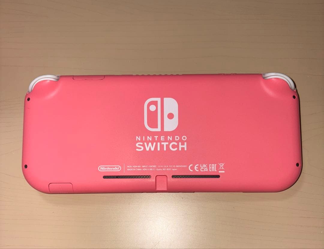 Nintendo Switch Lite ピンク 本体とケース　動作確認済み