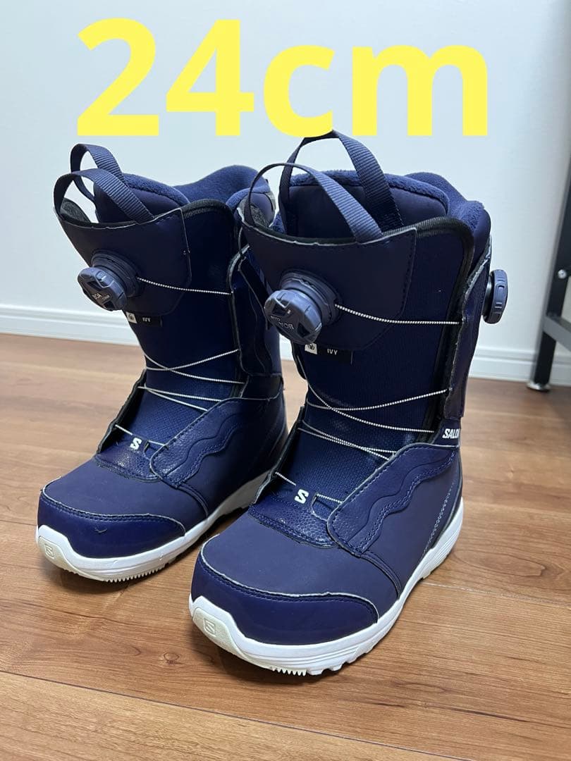 SALOMON IVY BOAスノーボードブーツ 女性用 子供用24cm