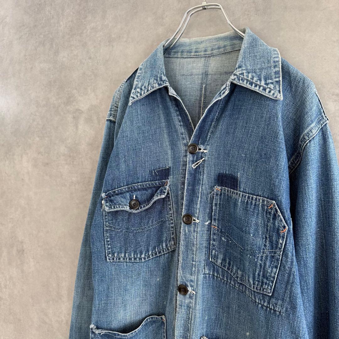 50s〜60sUnknown ヴィンテージ カバーオール ボロ BORO 雰囲気