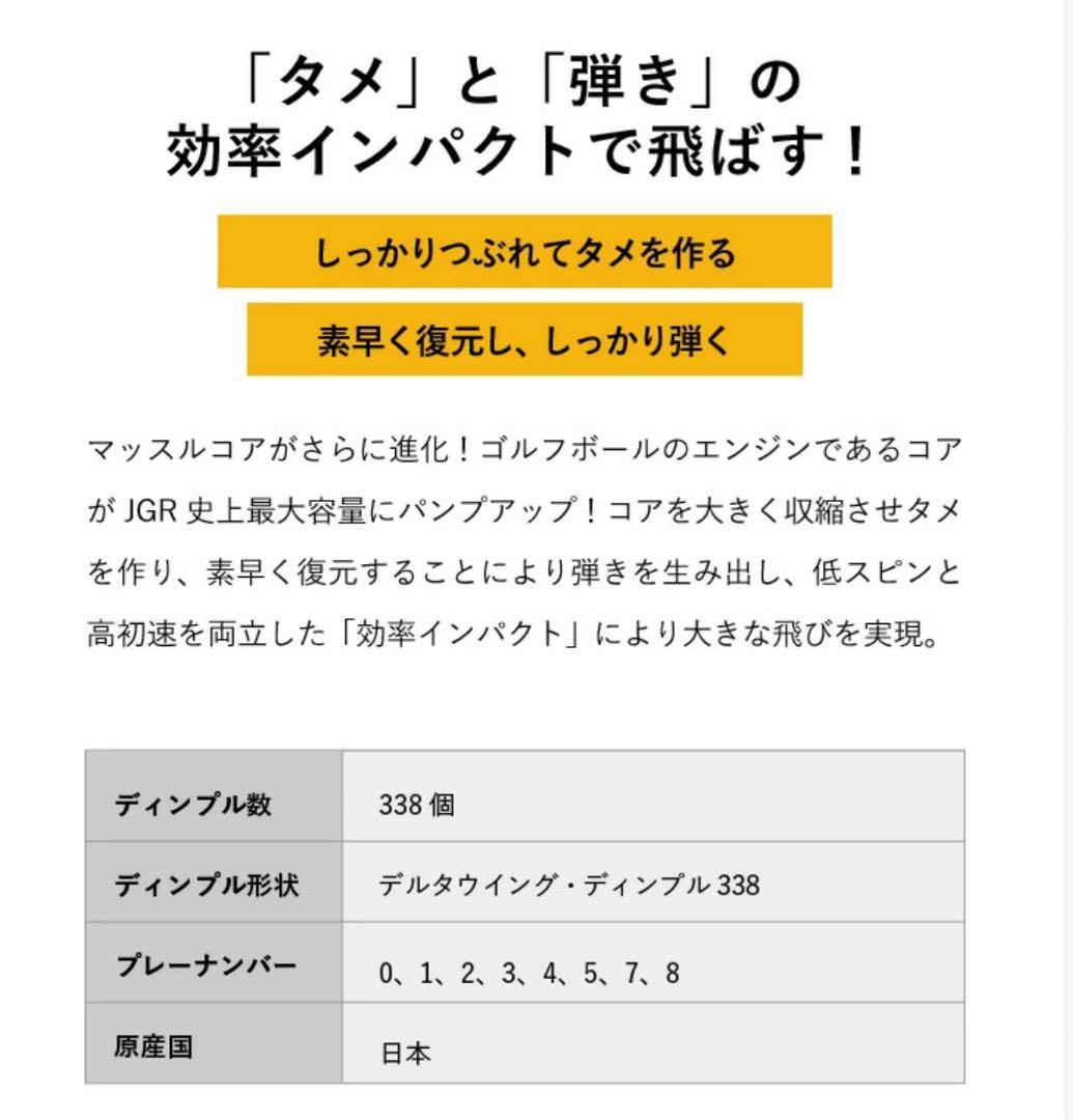 再値下【新品】ブリヂストン TOUR B JGR イエロー 3ダース