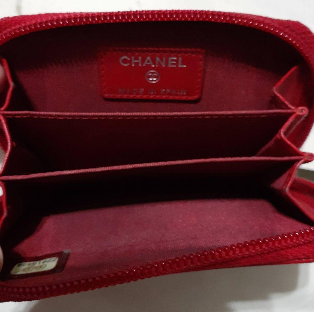 CHANEL シャネル キャビアスキン レザー ケース カードケース