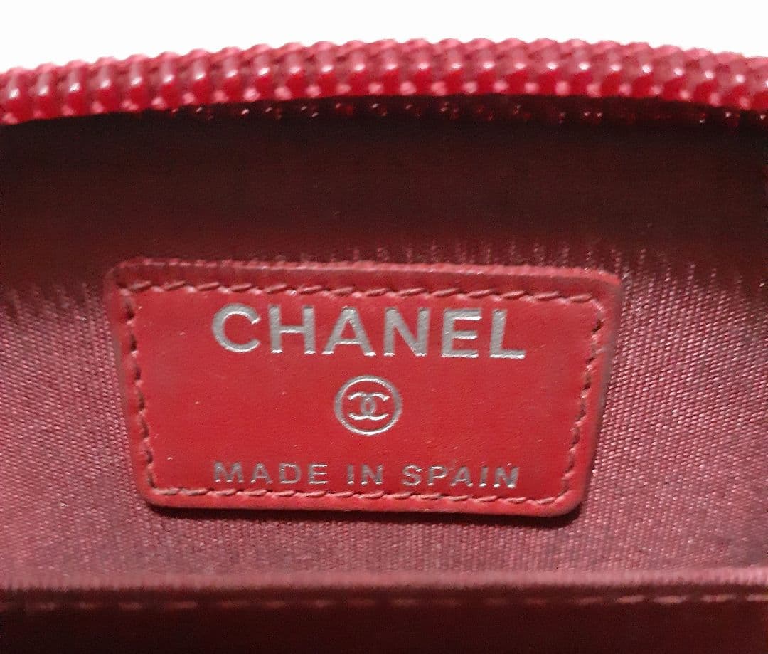 CHANEL シャネル キャビアスキン レザー ケース カードケース
