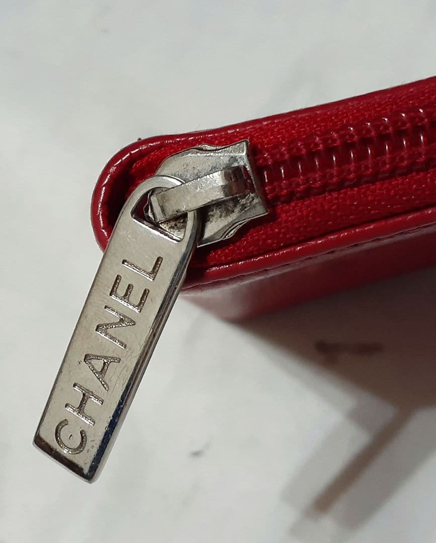 CHANEL シャネル キャビアスキン レザー ケース カードケース