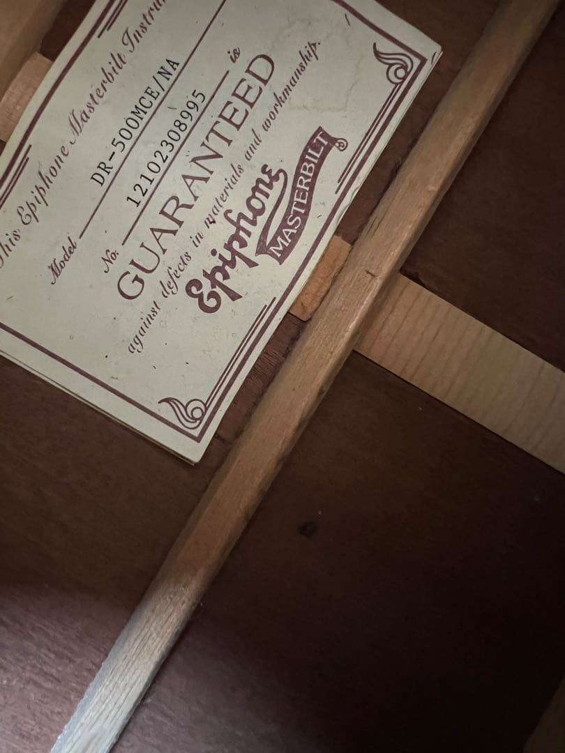 Epiphone Masterbilt DR500 MCE + ソフトケース