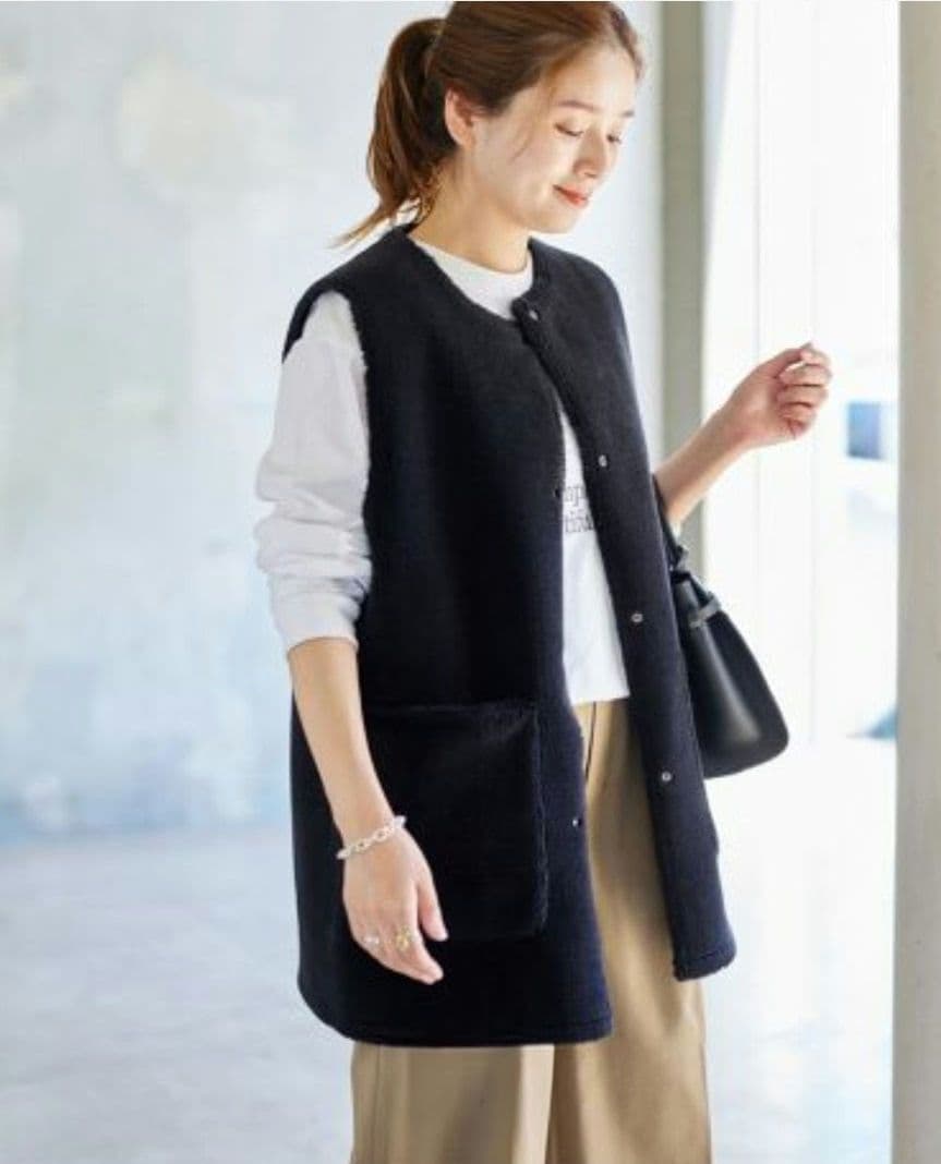 【新品未使用】JOURNAL STANDARDフェイクムートンリバーシブルベスト