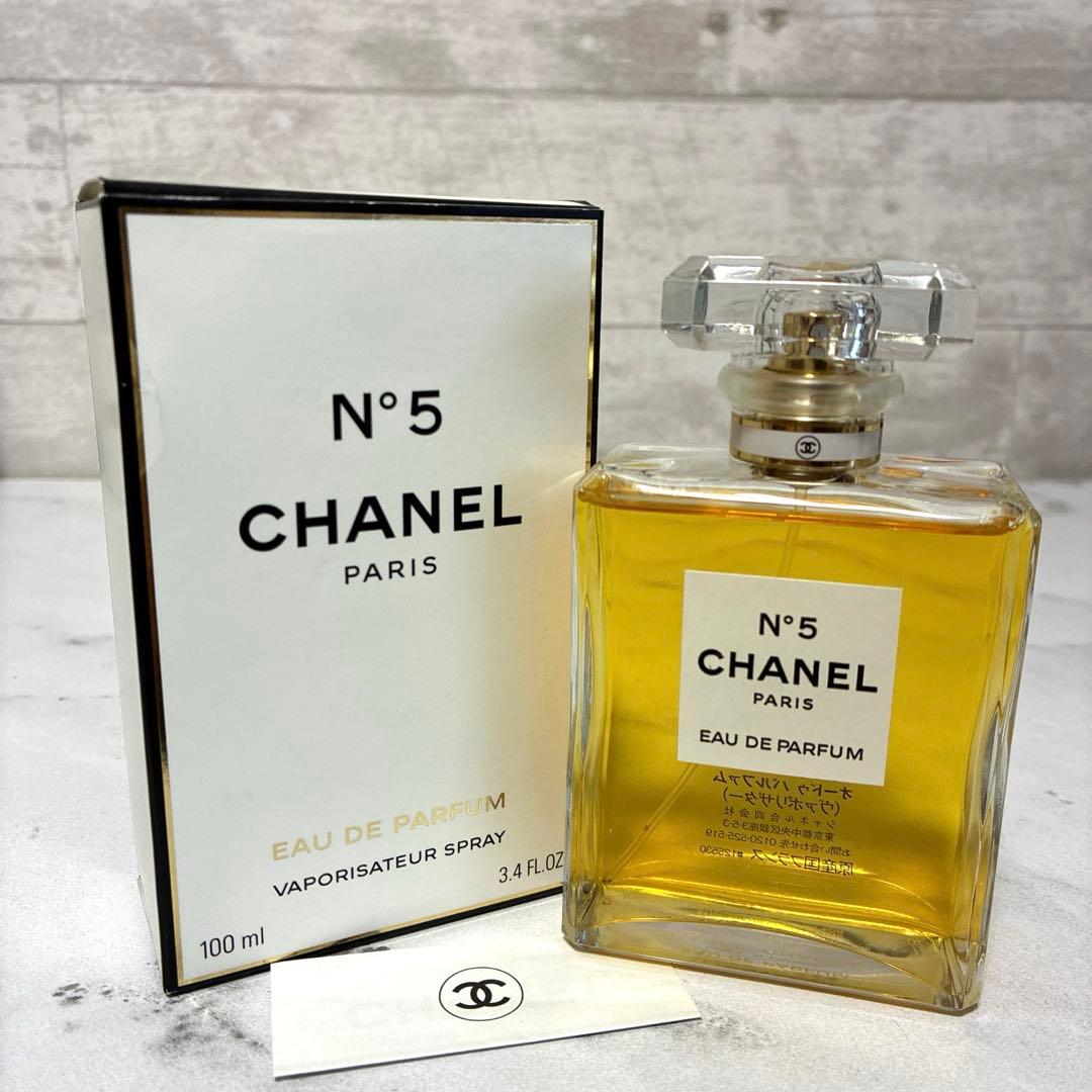 ほぼ満量　CHANEL シャネル no.5 オードパルファム 100ml 香水a
