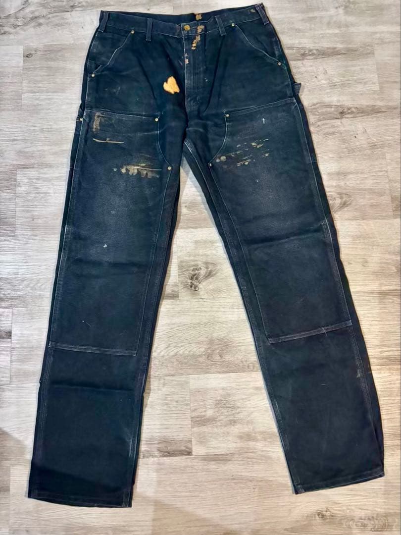 363 【USA製激レア】Carhartt ダブルニー Helmets特別モデル