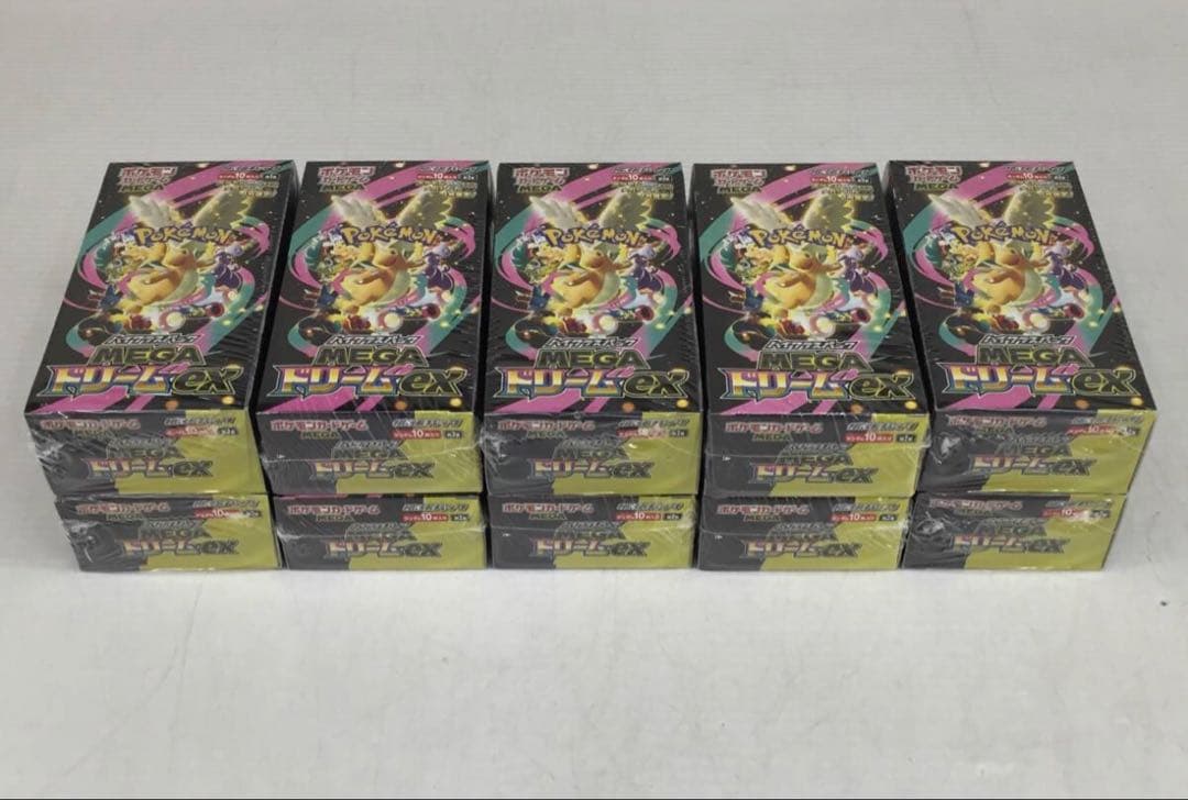 【発送急ぎます】ポケモンカードメガドリームex 10box シュリンク付き未開封