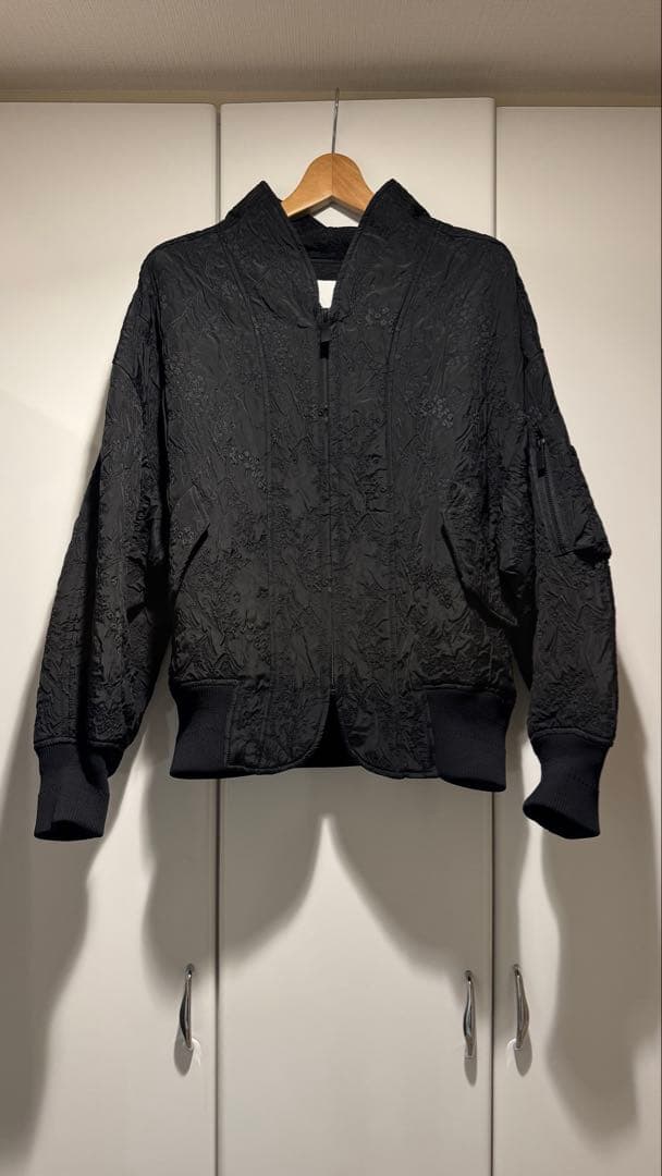 25FW Floral Jacquard Jacket ブラック　サイズ2