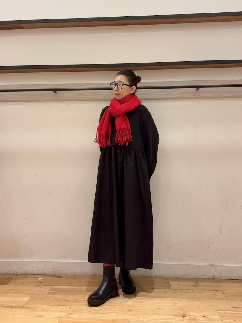 新品◆DOORS◆ニットドッキングワンピース《BLACK》◆アーバンリサーチ