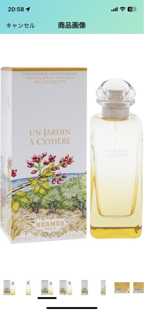 エルメス HERMES シテールの庭 オードトワレ 100ml EDT SP