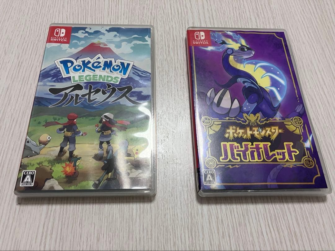 Switch ポケモン　ソフト　バイオレット　アルセウス