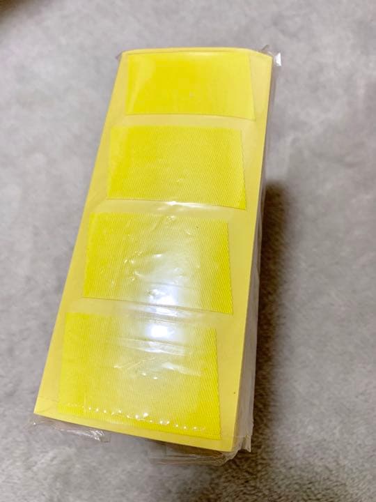 レインボー療法 三角テープ黄色100シート