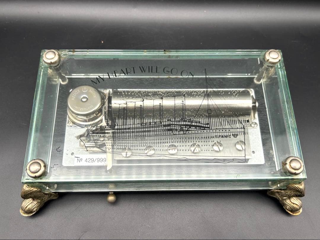 O7-32 オルゴール REUGE MUSIC タイタニック CH3/72 稼動