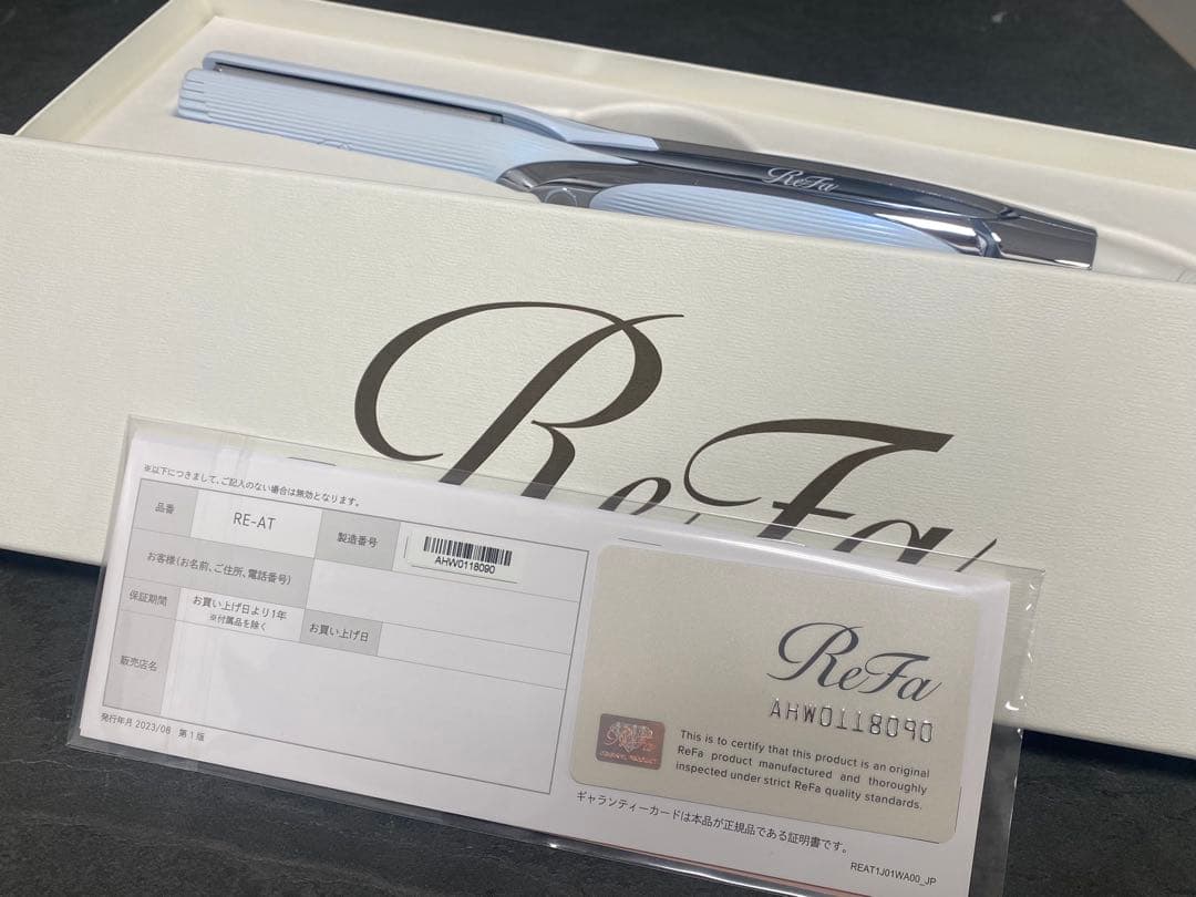 新品2024年製ReFa リファ ストレートアイロン プロ ホワイト