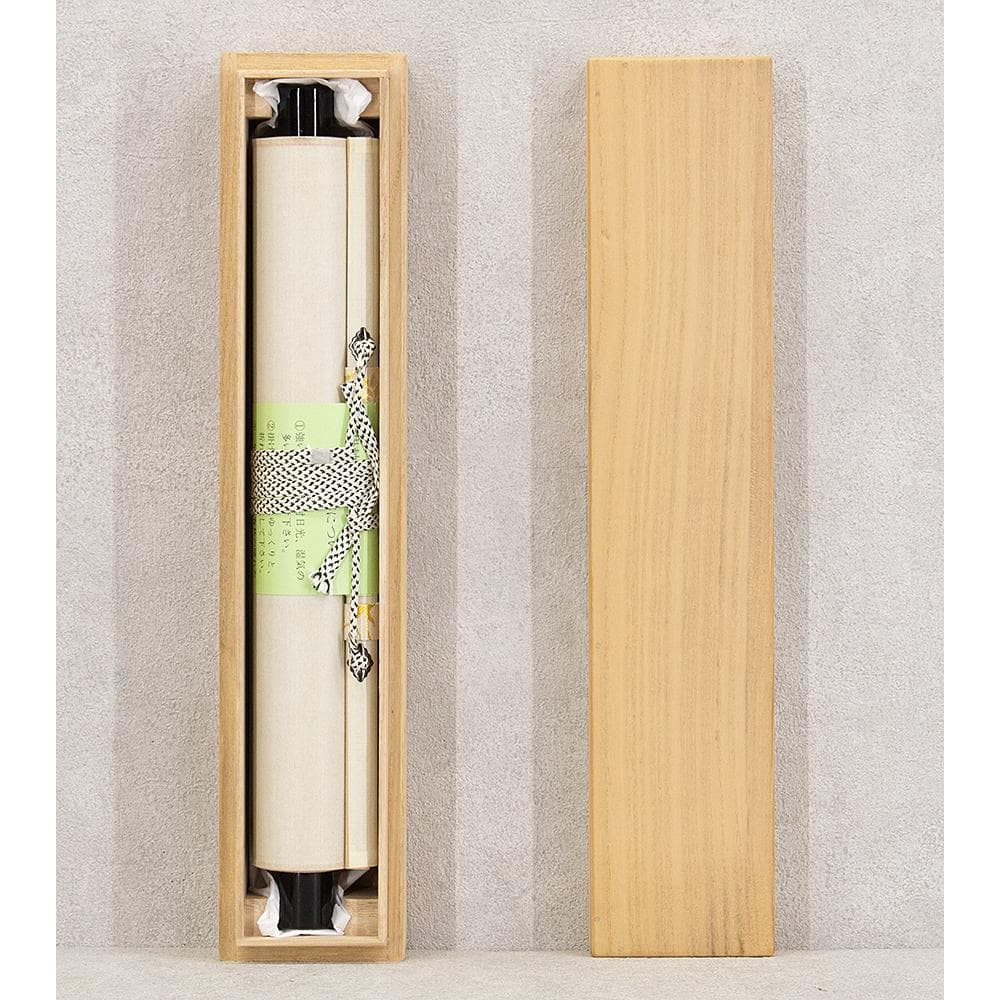 ※kinako　掛軸 茶掛一行書 禅語 足立泰道「澗水湛如藍」共箱