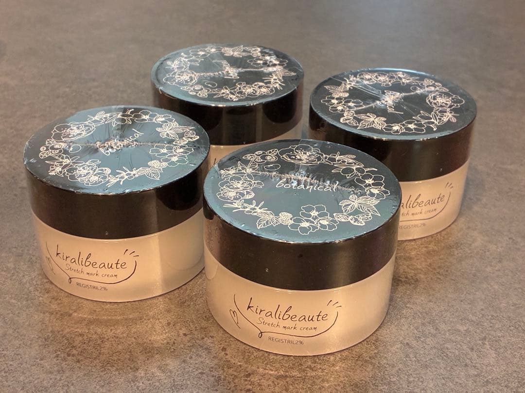 妊娠線解消クリーム　キラリボーテ・ストレッチマーククリーム 100g　4個