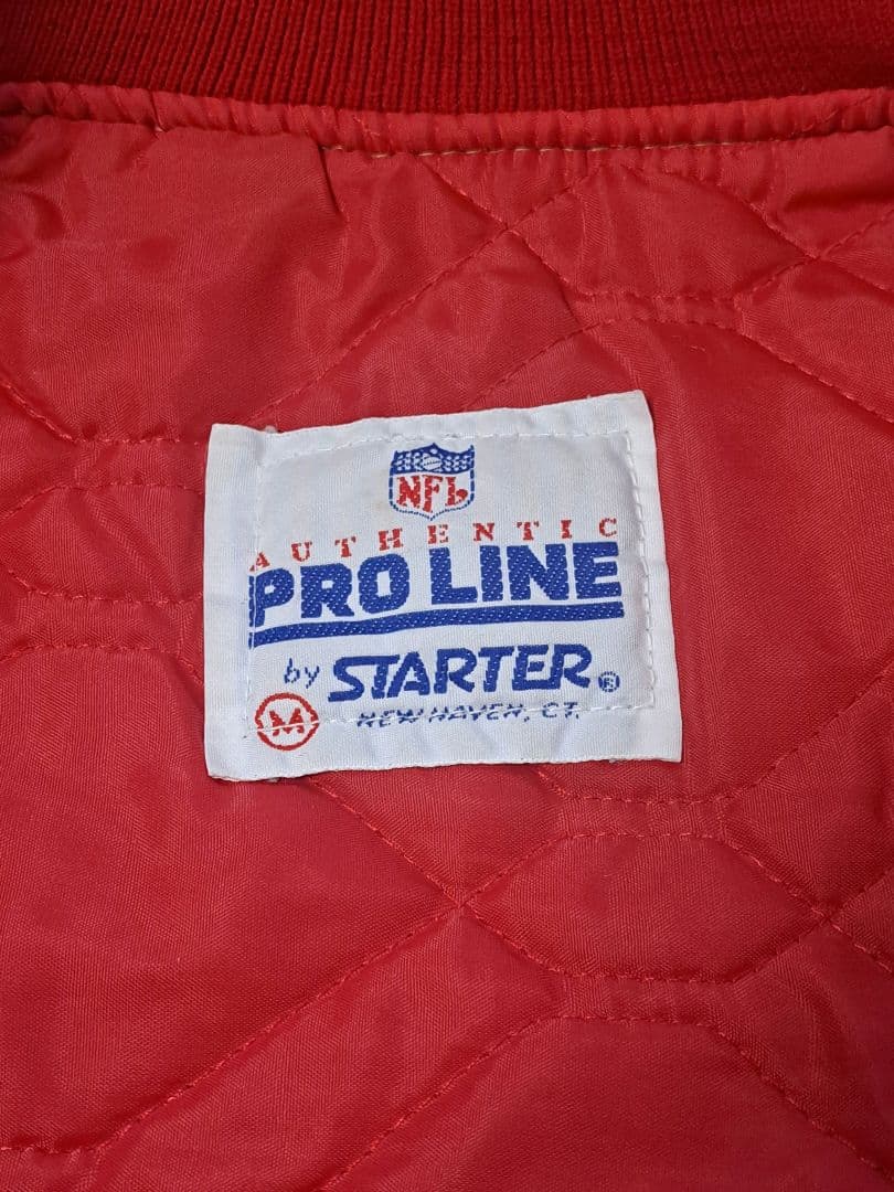 USA製 90sサンフランシスコ49ers スタジアムジャンパー ゴールド色