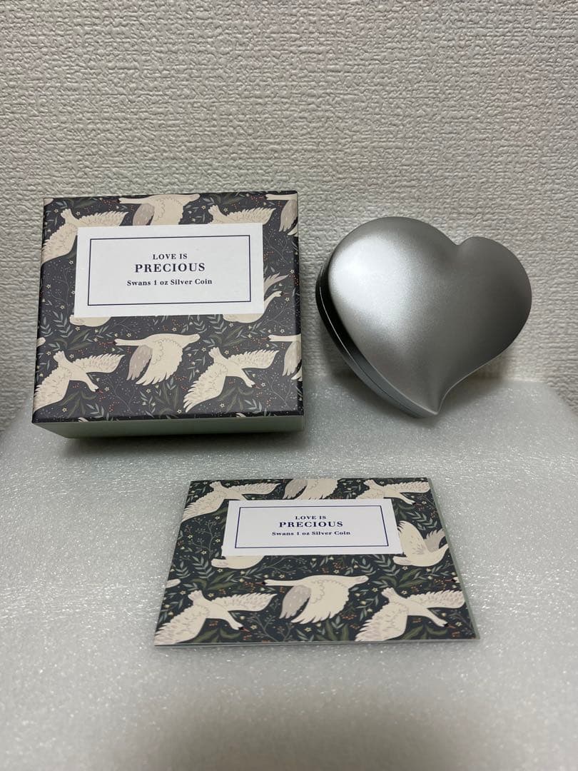 2023　ニウエ　ラブ イズ プレシャス　スワン　白鳥　1オンス　銀貨　