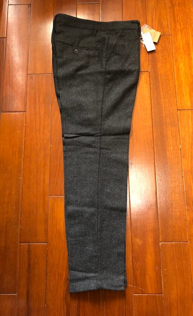 新品未使用定価24,750円 BIGLIDUE ウールヘンリーボーンパンツ