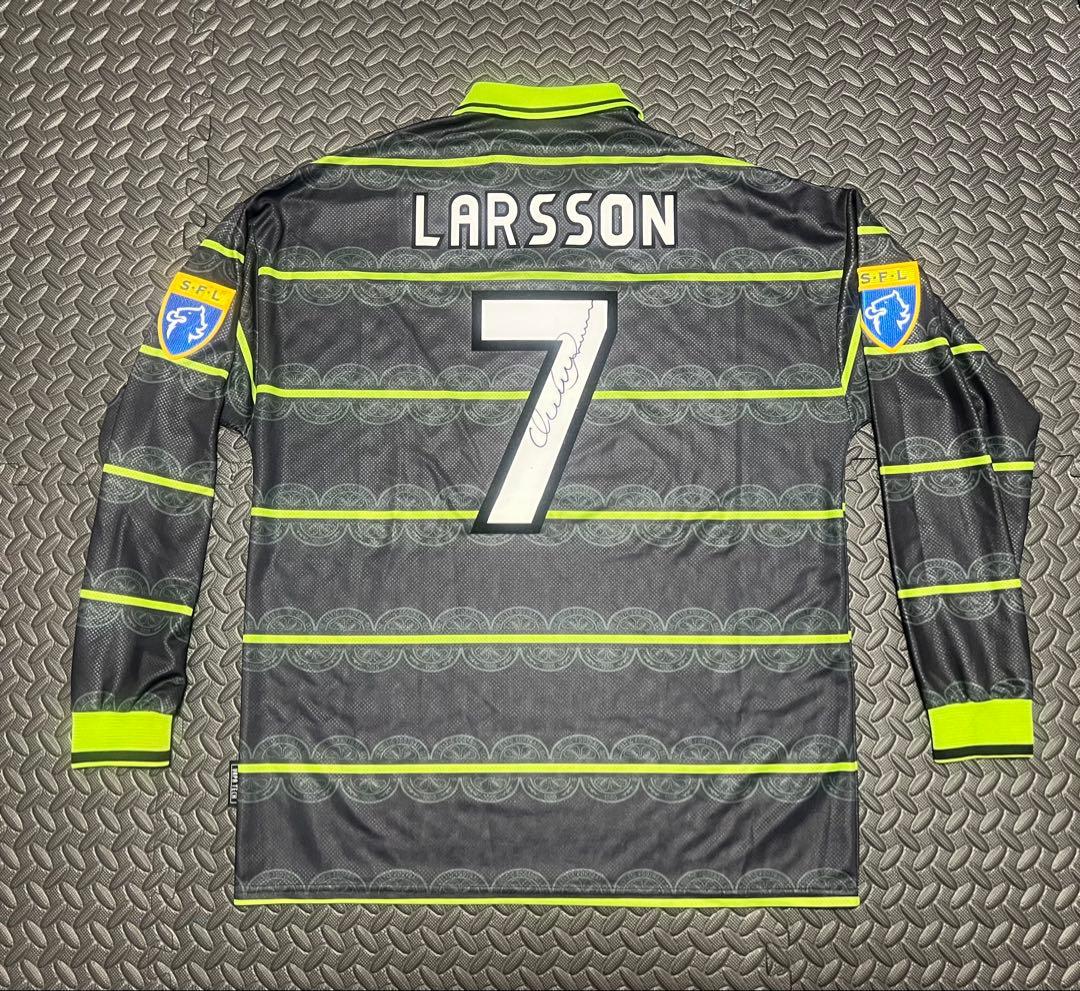UMBRO LARSSON #7 セルティック　Celtic 直筆サイン