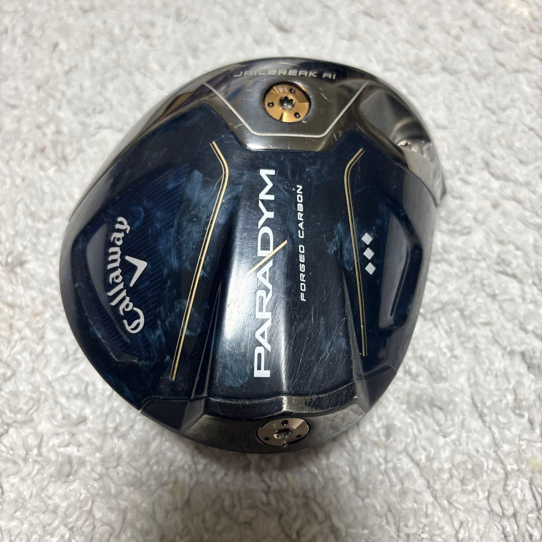 パラダイムトリプルダイヤモンド　　ドライバーヘッド。ヘッドカバー付