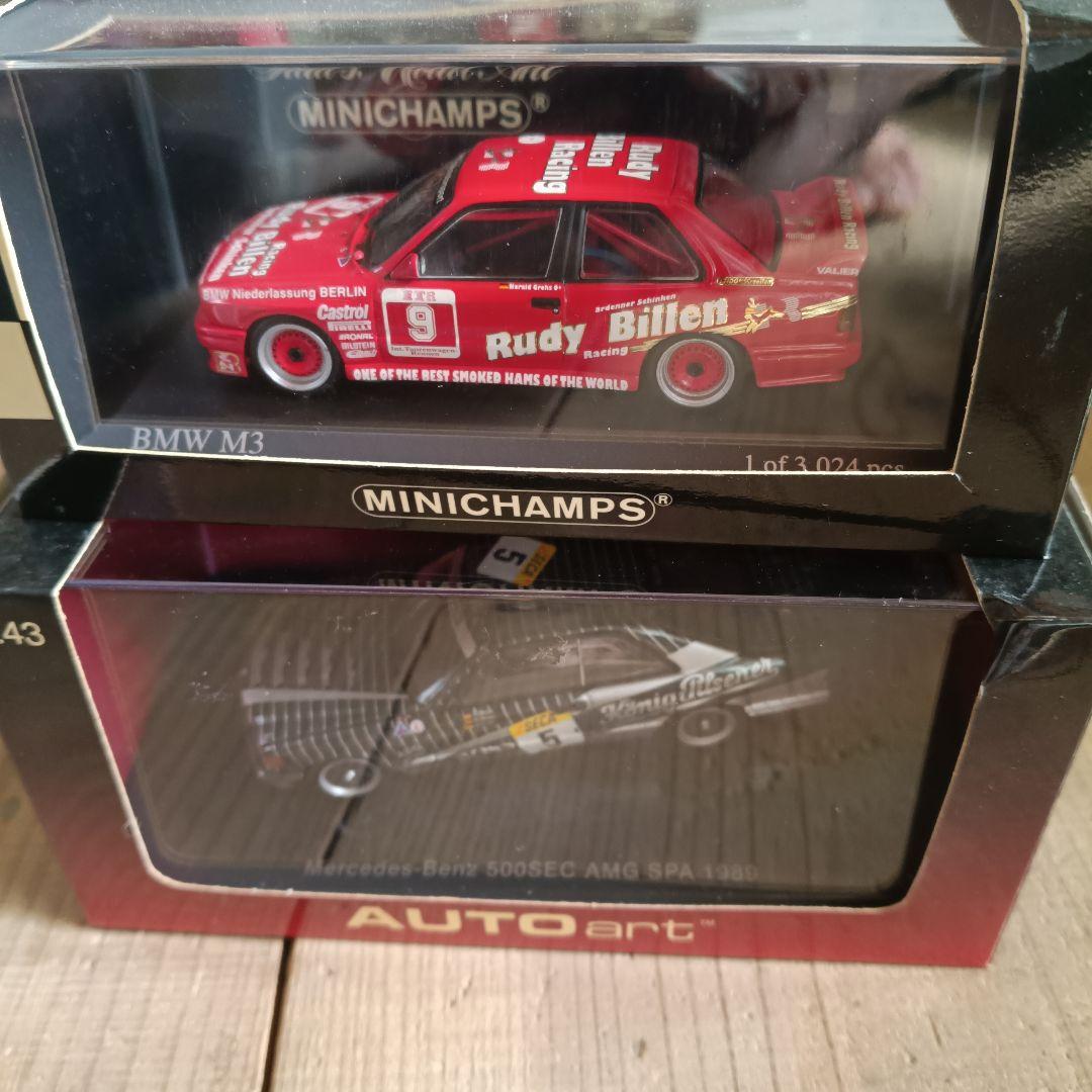 DTM レースカー まとめ2台 1/43  M3 AMG 500SEC