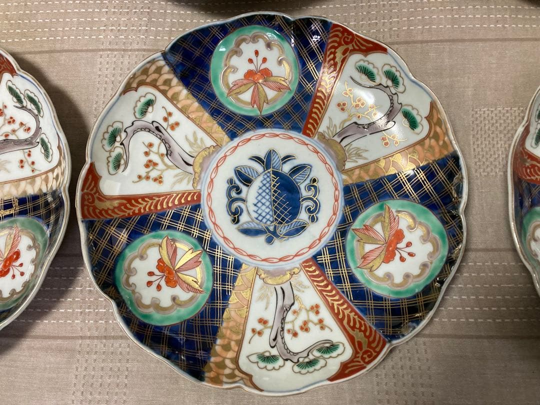 伊万里焼皿　直径約24センチ　11枚