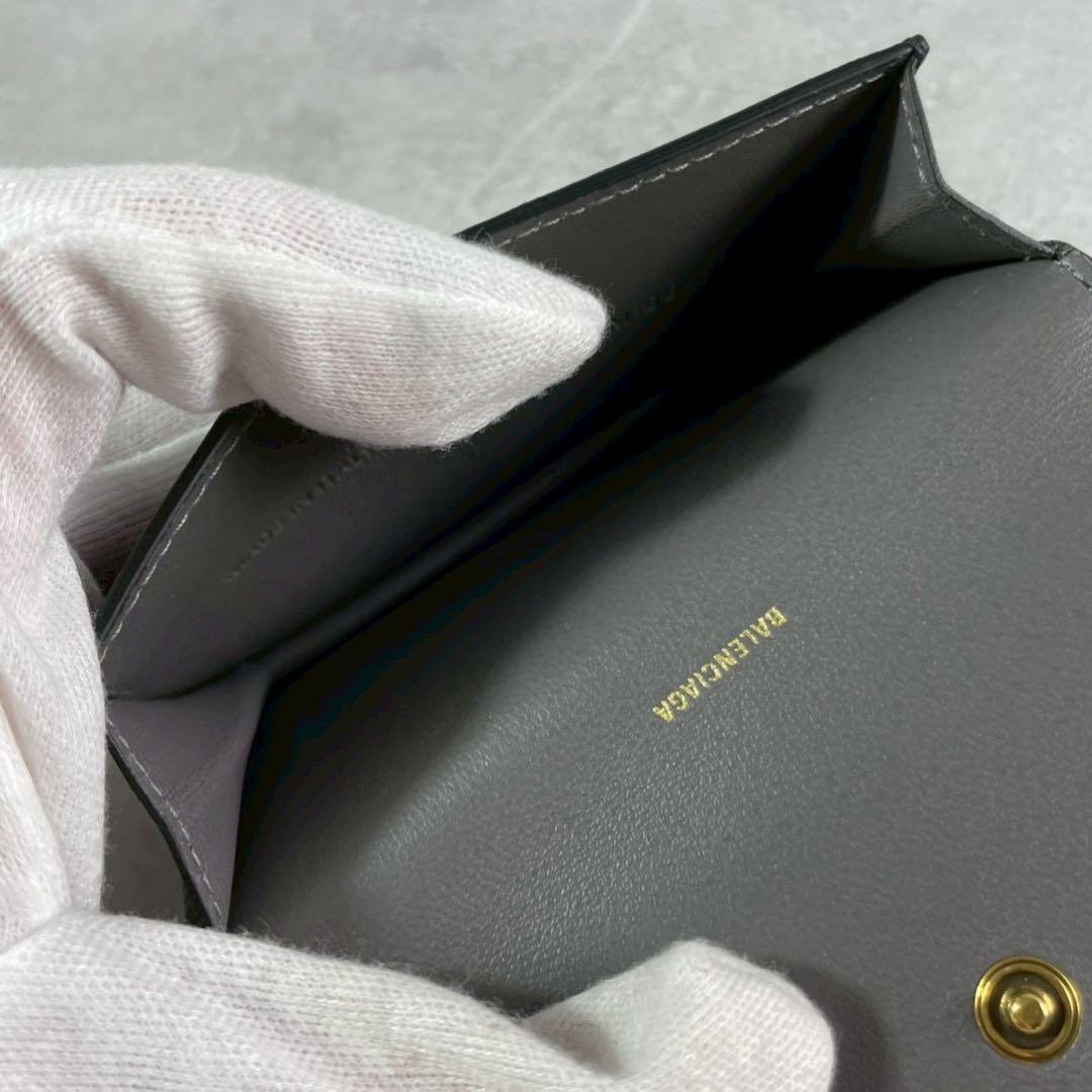 【現行 付属品完備】極美品 バレンシアガ Envelope 名刺入れ 黒 レザー