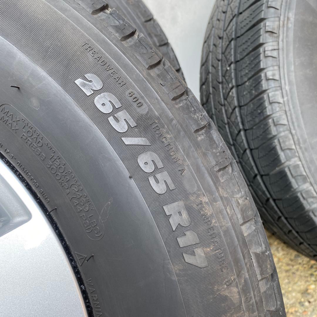 プラド150後期　純正夏タイヤホイールセット