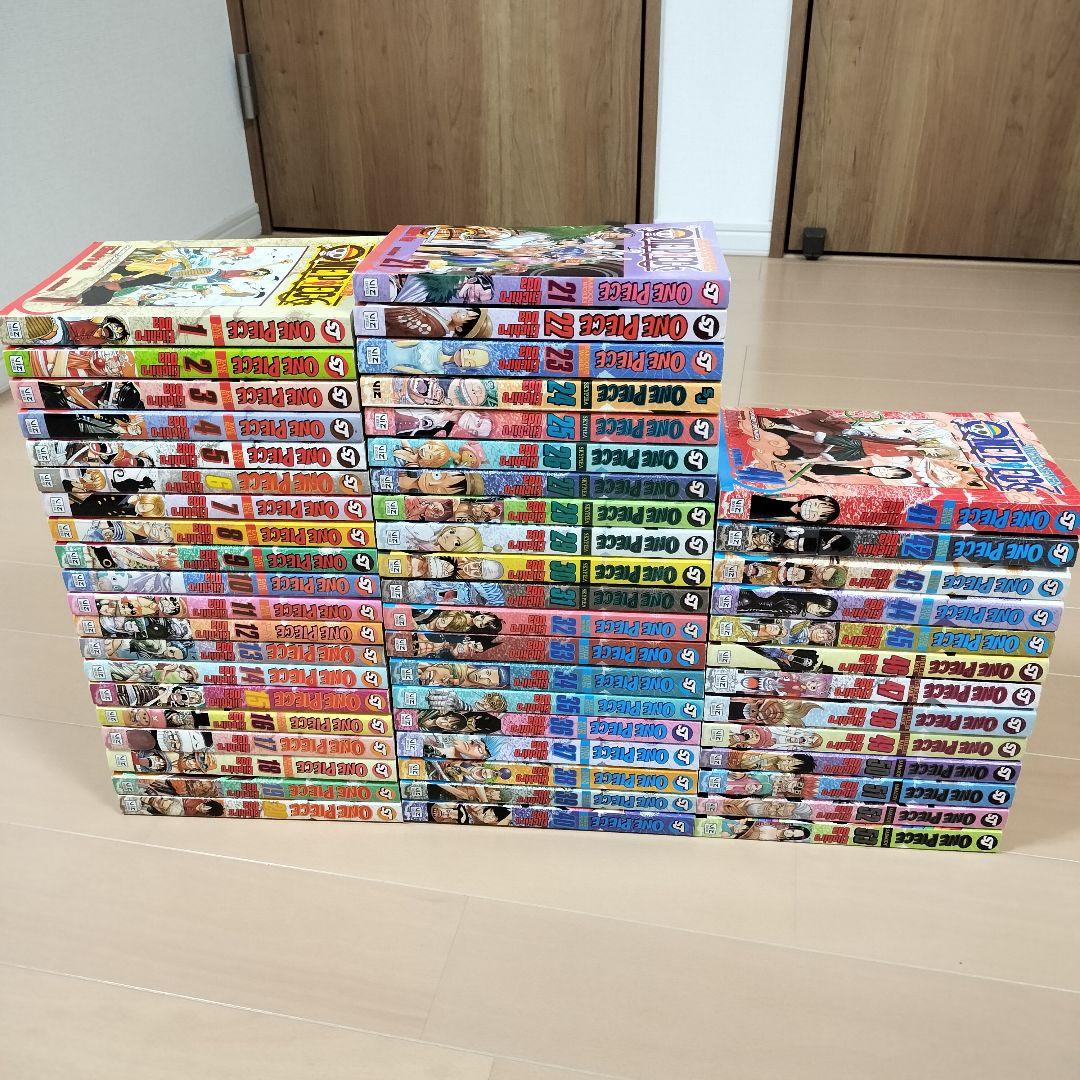 英語版　ワンピース　ONE PIECE 1巻〜53巻