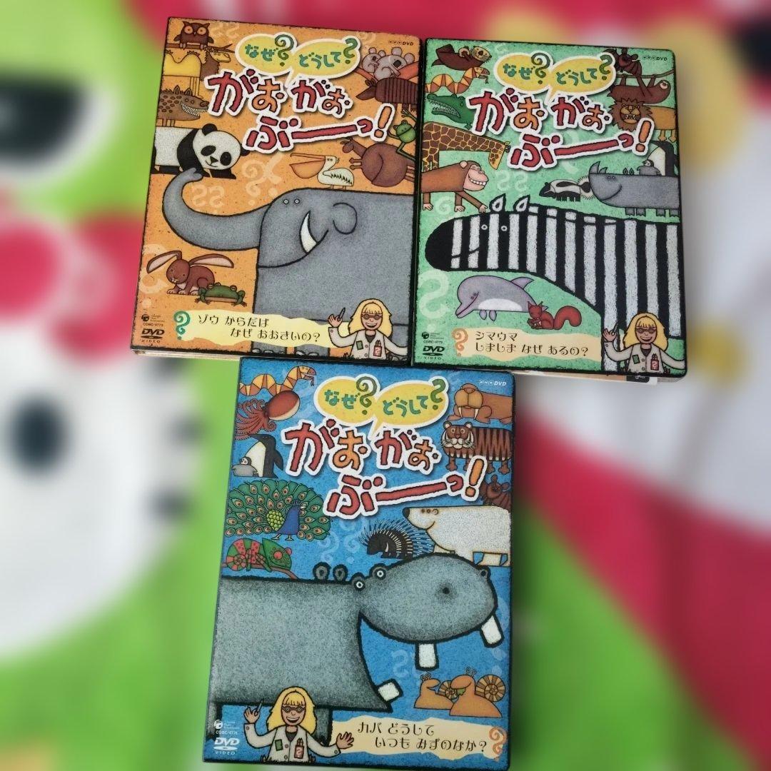 なぜ？どうして？がおがおぶーっ！DVD(ステッカー付き)+CD(3〜4枚目参照)