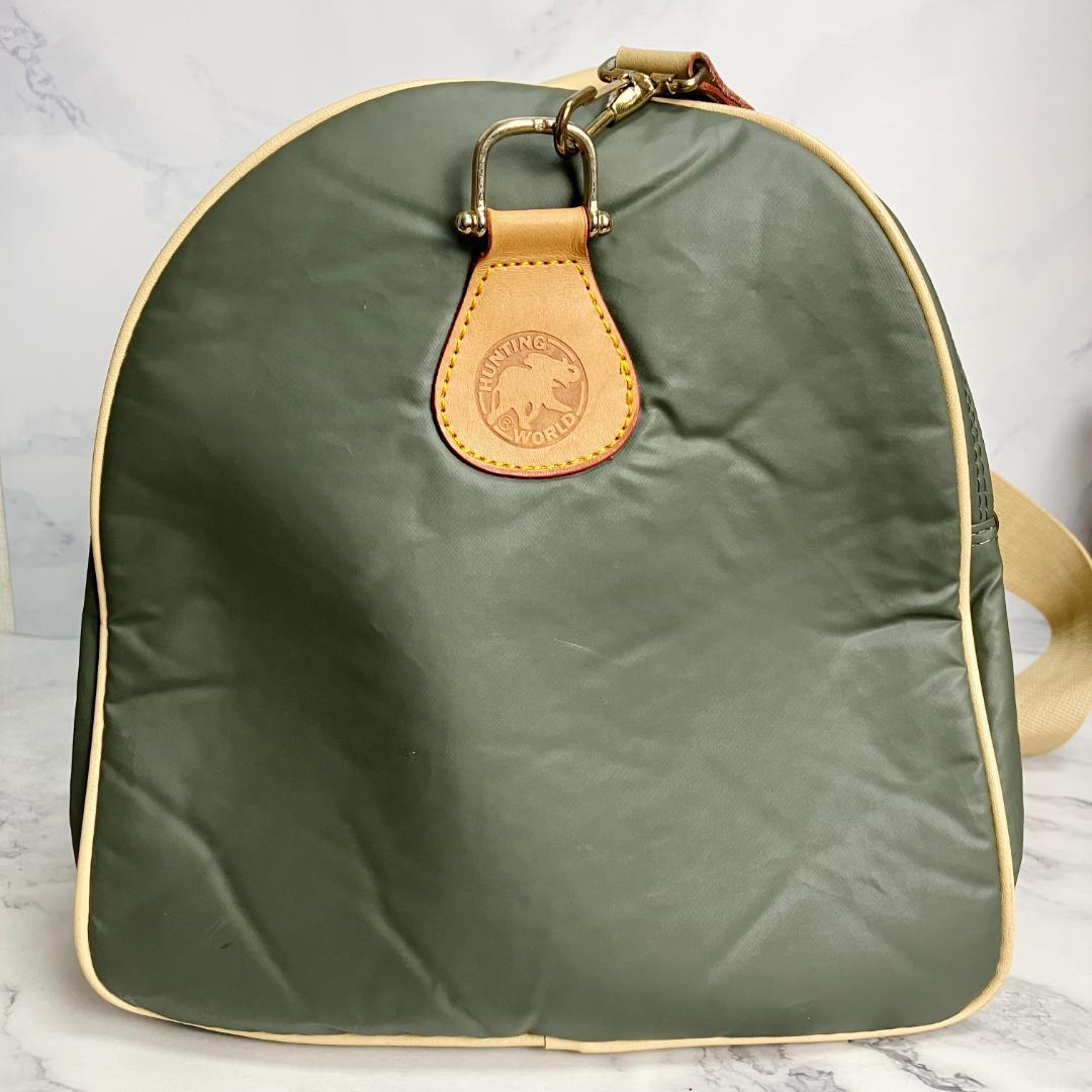 B838【2way】HUNTING WORLD★バチュークロス ボストンバッグ