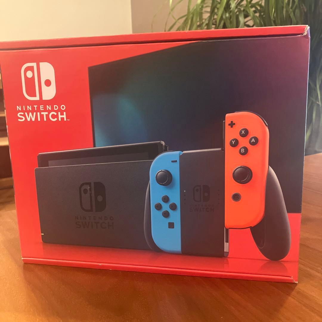 新品未開封　Nintendo Switch 本体 青/オレンジジョイコン