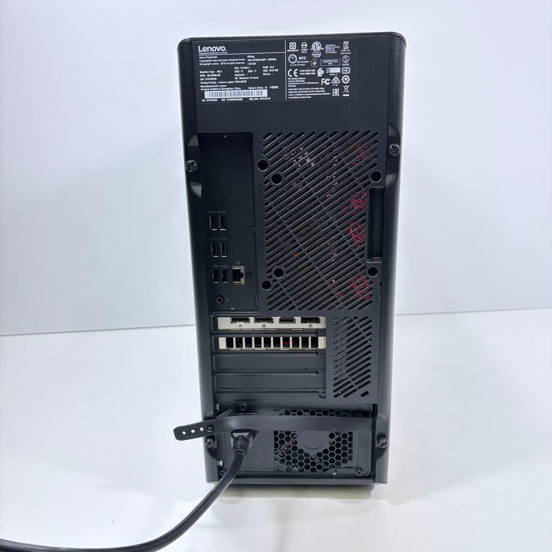 ゲーミングPC i7 9700 RTX2060 SSD1TB WiFi、BT内蔵