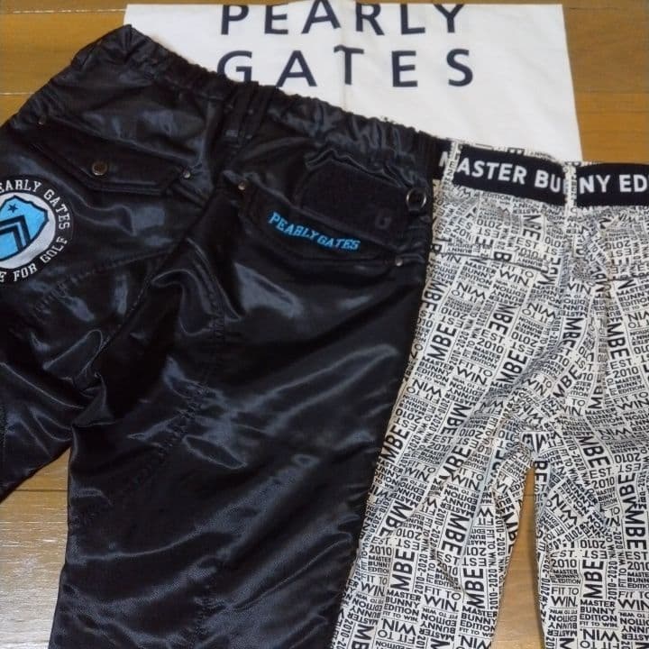 ⭐美品⭐お買い得２点⭐中綿⭐パーリー&マスター⭐パンツ⭐黒⭐M⭐