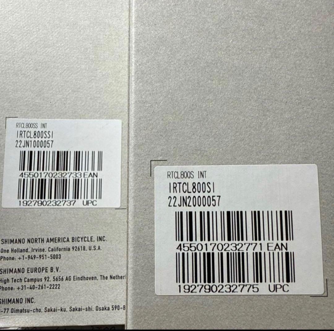 シマノ ディスクブレーキローター 2枚セットRT-CL800SI 160・140