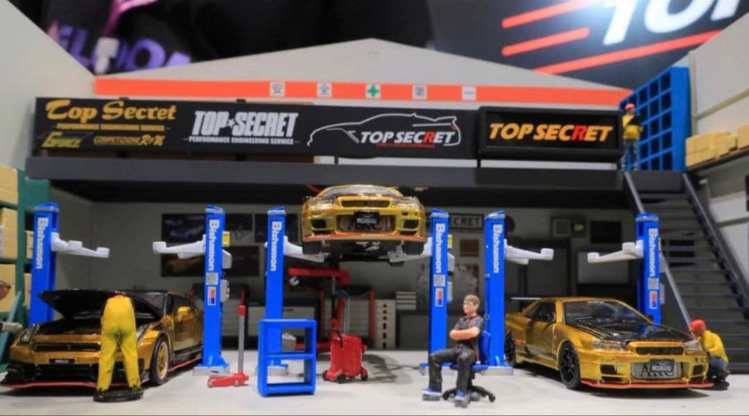 T*a様 オートサロン TOP SECRET ジオラマ1:64 トップシークレッ