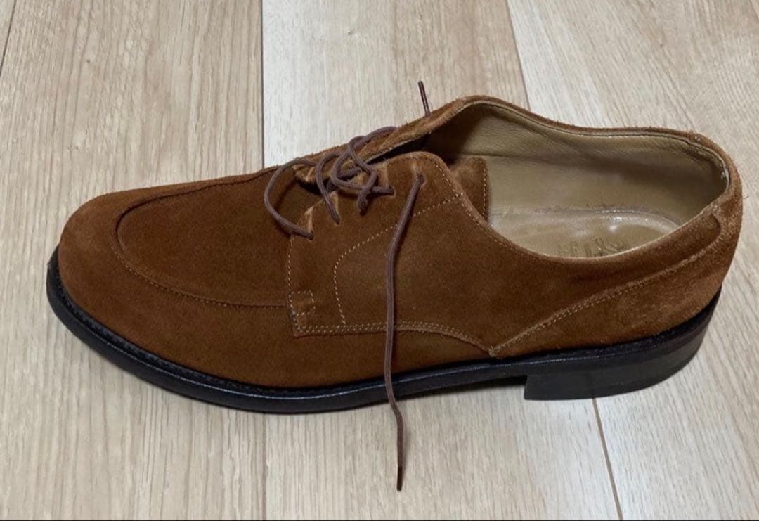 パラブーツ シャンボード ドレスライン 9F ブラウンスウェード 茶金