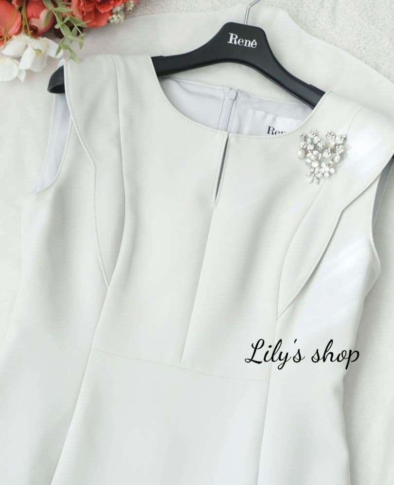 極美品♡ルネ♡バタフライワンピース