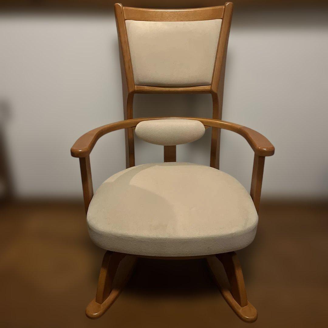 起立木工　座面回転式　ダイニングチェア　底座椅子