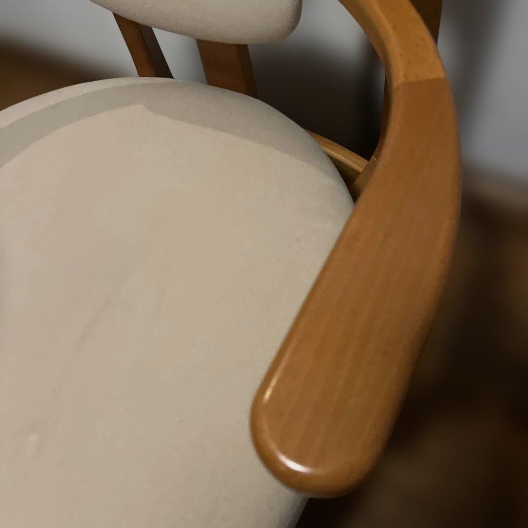 起立木工　座面回転式　ダイニングチェア　底座椅子