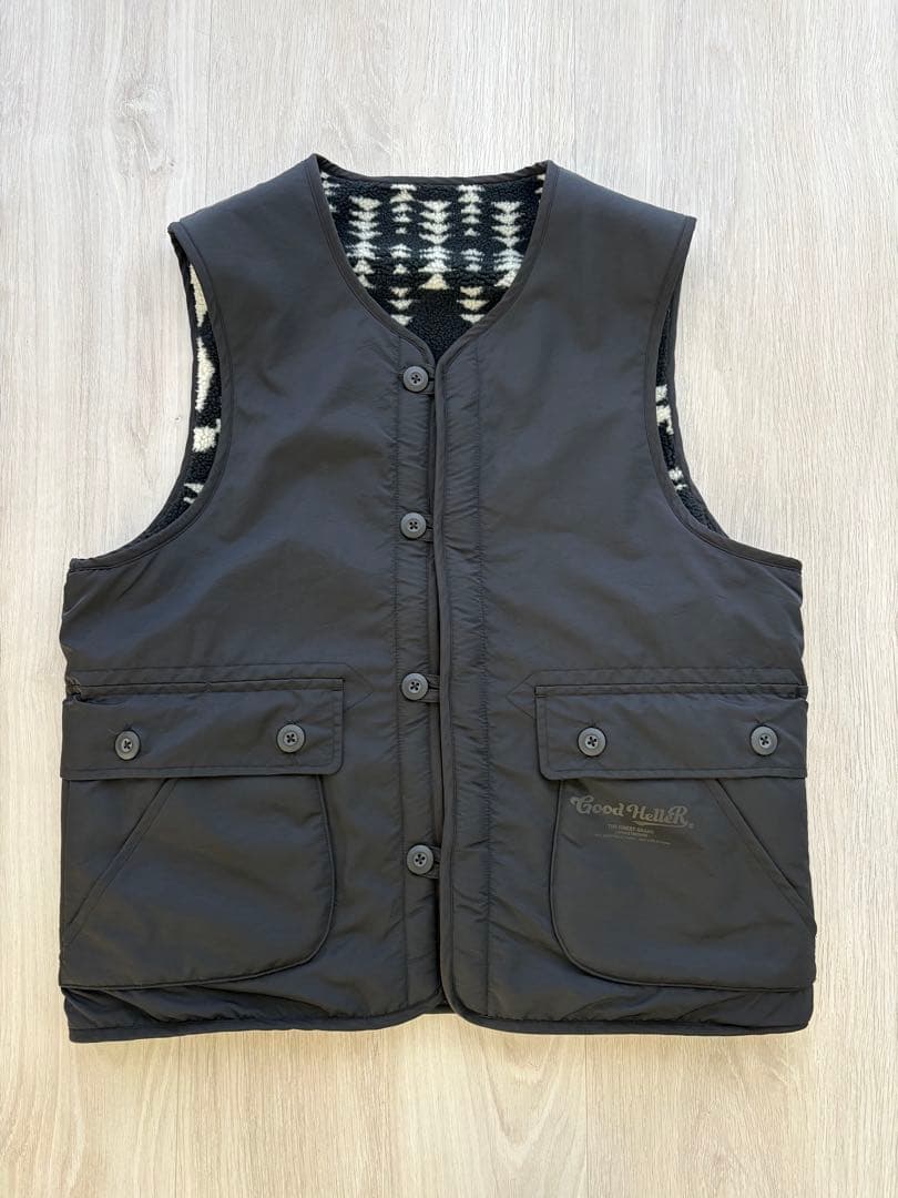 GOODHELLER ボアベスト　リバーシブル　Mサイズ