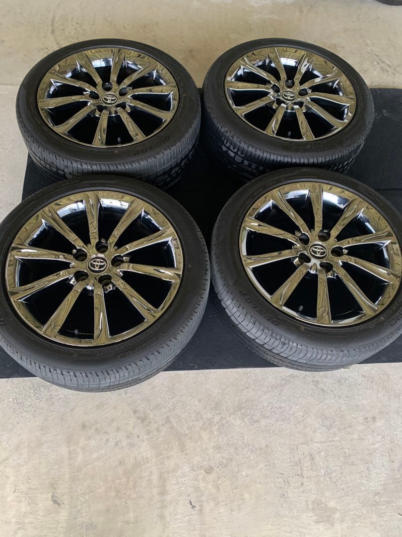 トヨタ GRX130 マークX 後期 純正 ホイール 18ｘ8J +45 5穴