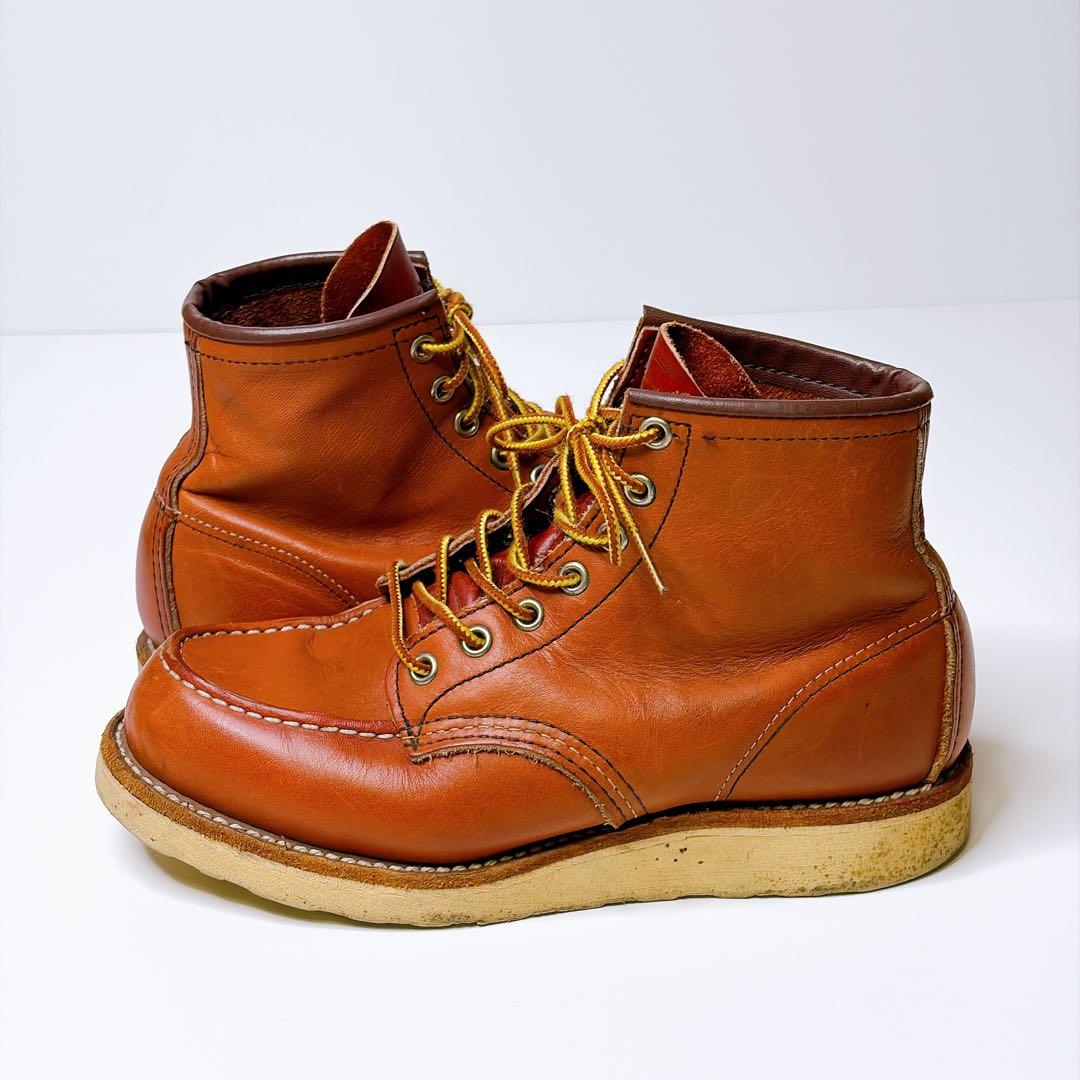 00s【RED WING】アイリッシュセッター/6E/刺繍羽タグ　8875 茶色