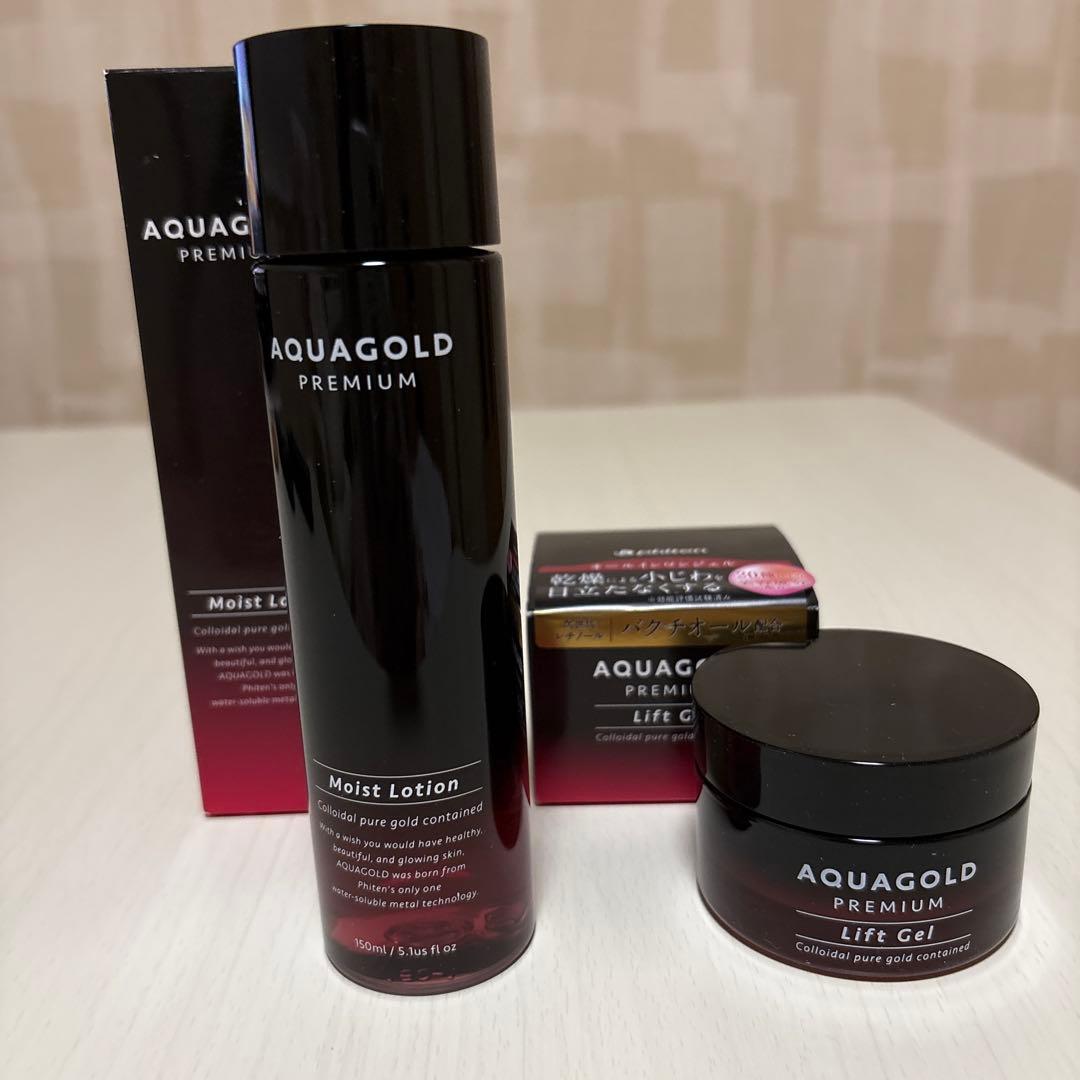 AQUAGOLD PREMIUM Moist Lotion、Lift Gel
