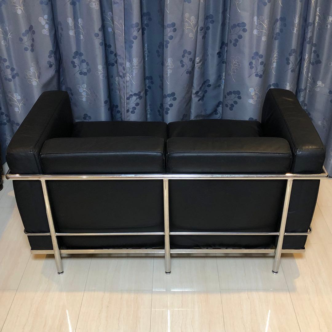 アツム　ル・コルビュジエ　LC2 ソファ 2人掛け